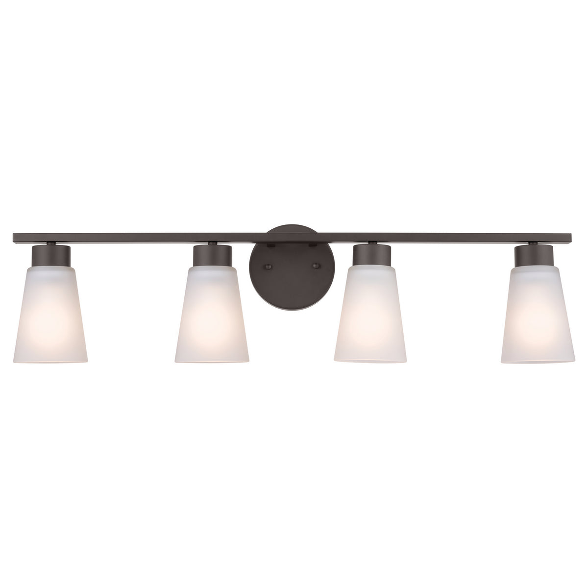 Stamos Four Light Bath in Black