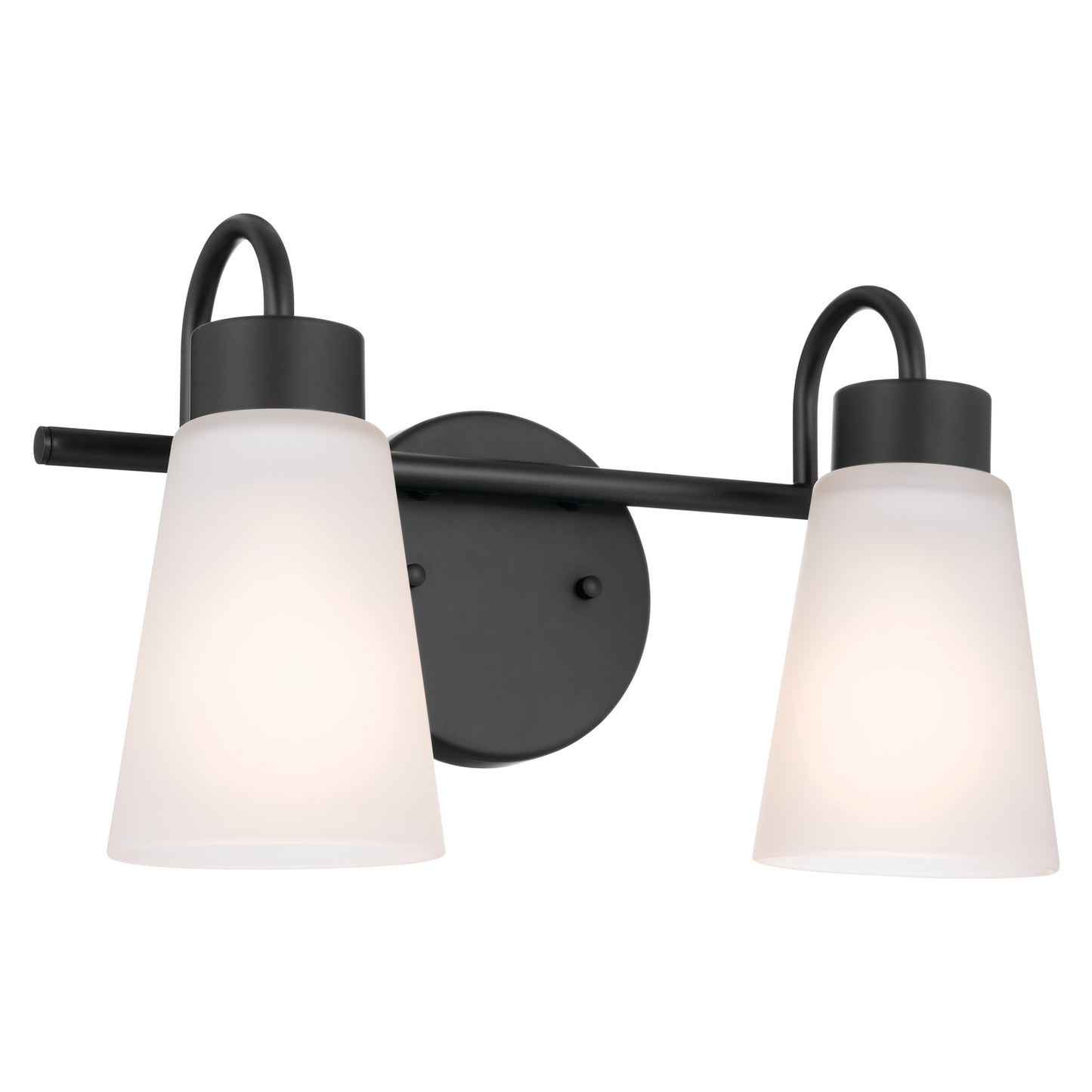 Erma Two Light Bath in Black