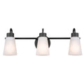 Erma Three Light Bath in Black