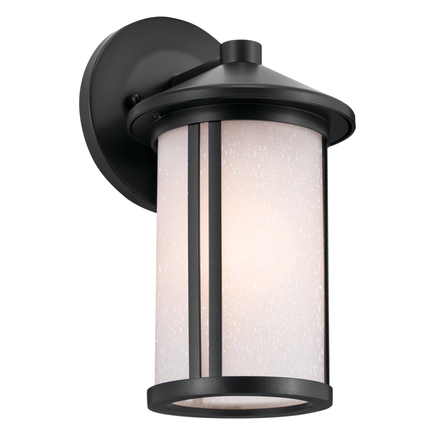 Lombard One Light Outdoor Wall Mount in Black