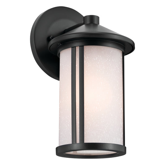 Lombard One Light Outdoor Wall Mount in Black