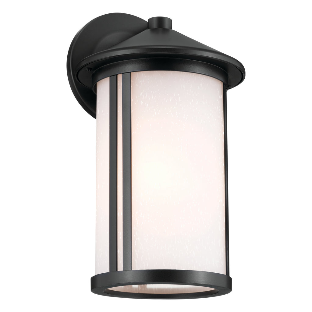 Lombard One Light Outdoor Wall Mount in Black