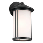 Lombard One Light Outdoor Wall Mount in Black