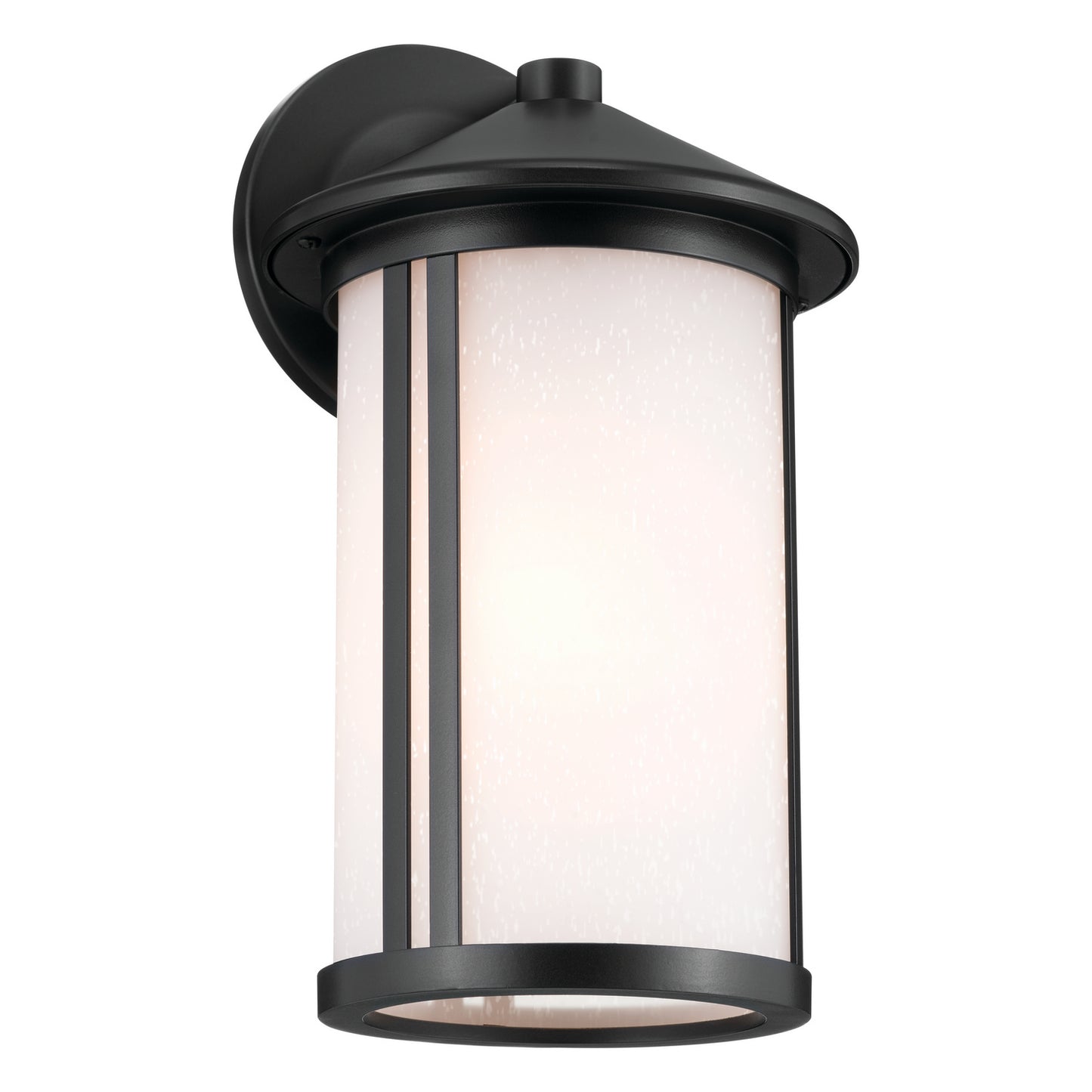 Lombard One Light Outdoor Wall Mount in Black