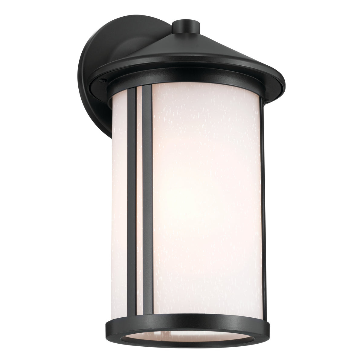 Lombard One Light Outdoor Wall Mount in Black