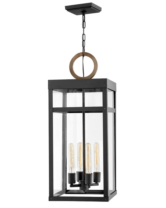 Porter LED Chandelier in Black