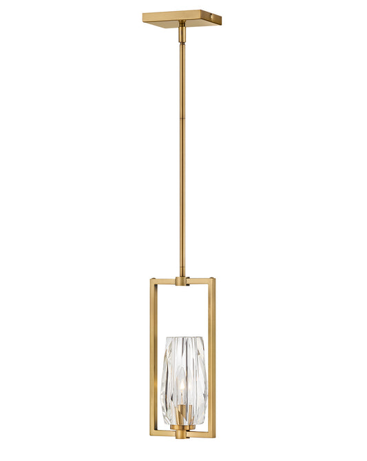 Ana LED Pendant in Heritage Brass