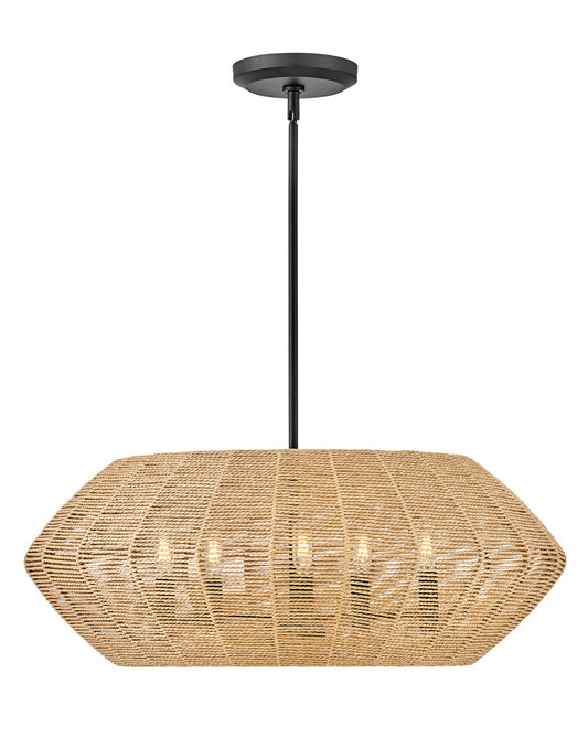Luca LED Chandelier in Black