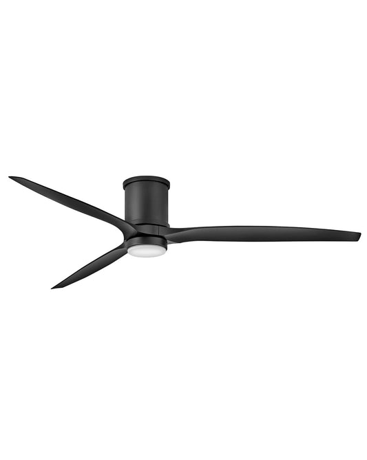 Hover Flush 72"Ceiling Fan in Matte Black
