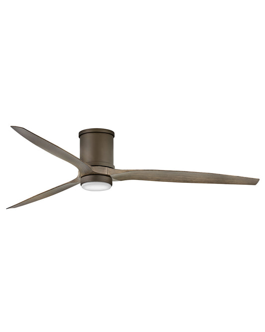 Hover Flush 72"Ceiling Fan in Metallic Matte Bronze