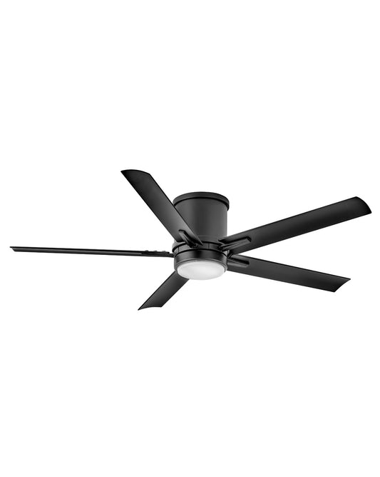 Vail Flush 52"Ceiling Fan in Matte Black