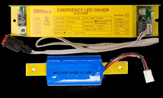 Westgate - ELB-0848 - LED Emergency 2Pc Backup System - Yellow