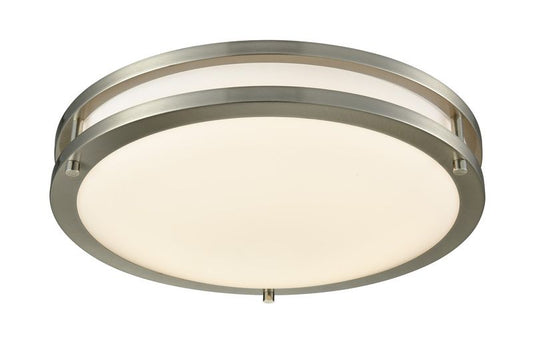 LED Flush Mount in Brushed Nickel