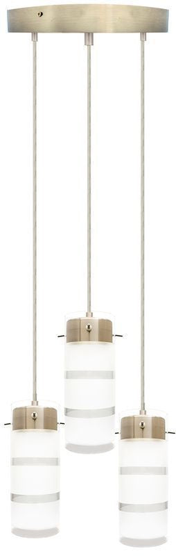 LED Pendant in Brushed-Nickel