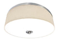 Westgate - LCFF-15-MCT5-BN - Integrated LED Fabric Drum - Brushed-Nickel