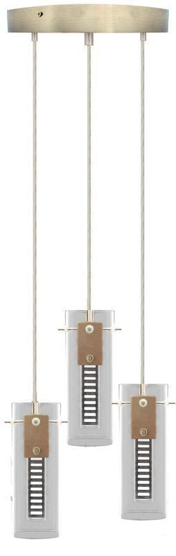 LED Pendant in Brushed-Nickel