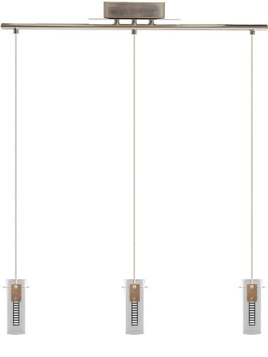 LED Pendant in Brushed-Nickel