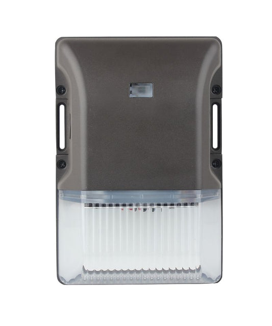 LED Non-Cutoff Wall Pack With Photocell in Dark Bronze