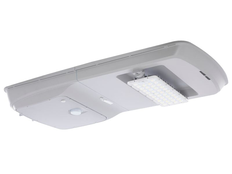 LED Solar Roadway/Flood Lights in Light Grey