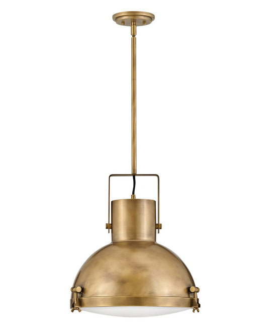 Nautique LED Pendant in Heritage Brass