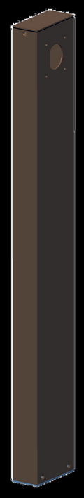 Westgate - WMS-POST2-18 - Two Side Post - Dark Bronze