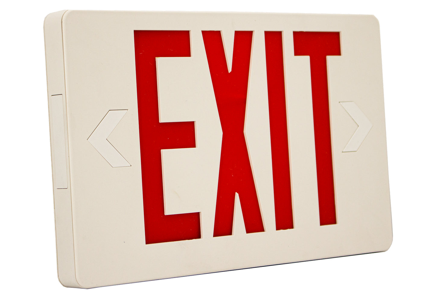 Super Slim LED Exit Sign in White