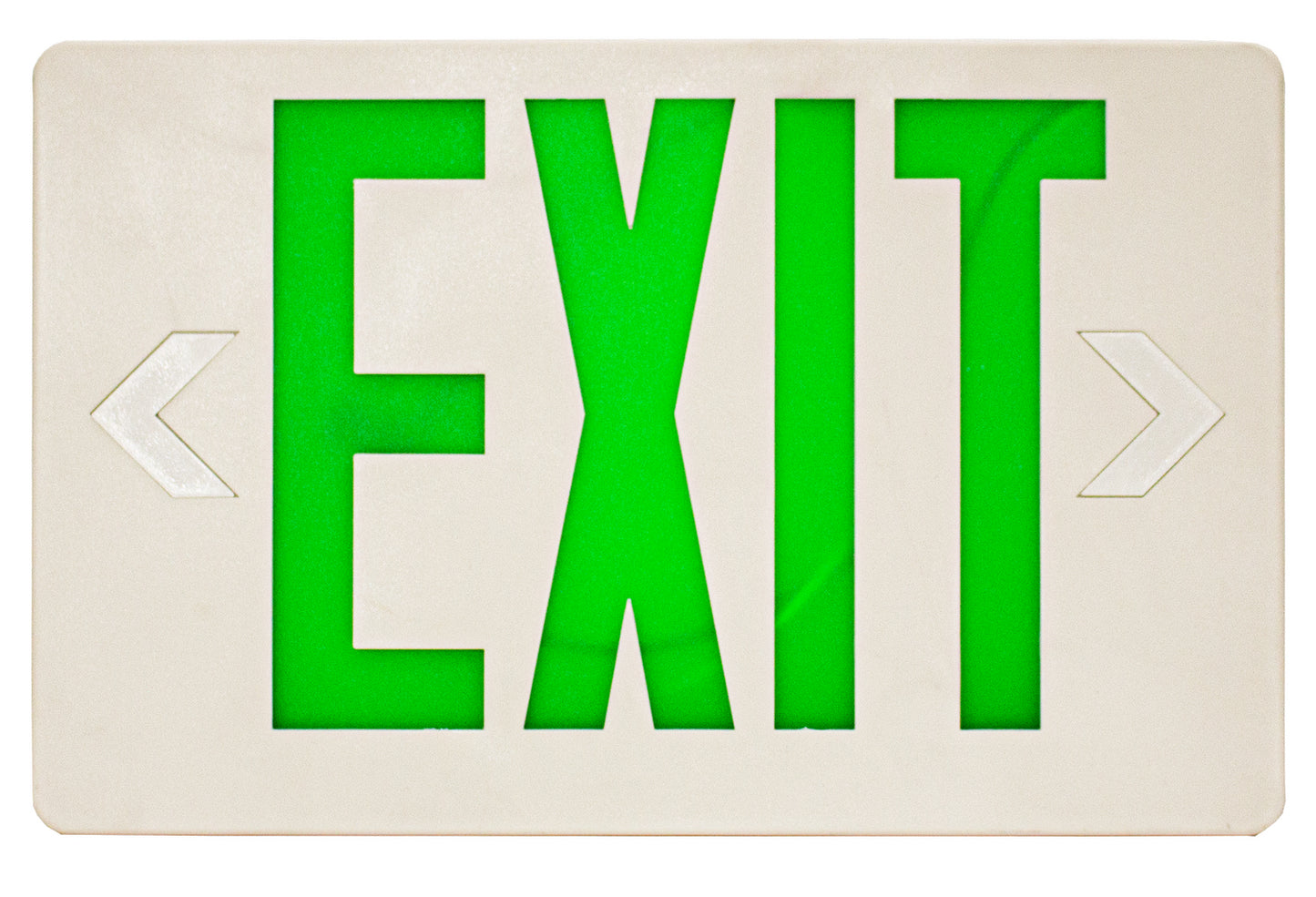 Super Slim LED Exit Sign in White