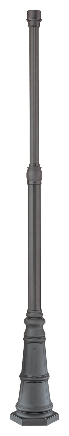 7902 Post With Base in Black