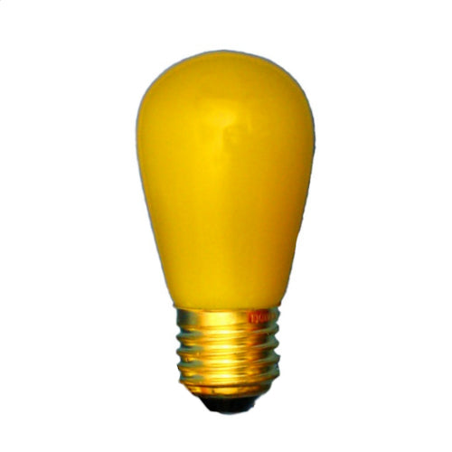 Sival S14 11W (11S14) Sign Light Bulb - Various Colors Available - (Medium Base/E27), Transparent Purple, 240-Pack