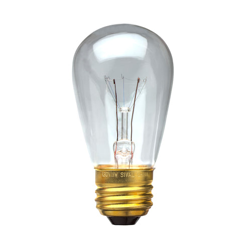 Sival S14 11W (11S14) Sign Light Bulb - Various Colors Available - (Medium Base/E27), Ceramic Blue, 120-Pack