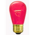 Sival 11S14TPI S14 sign bulb 11W medium base 130V, transparent pink