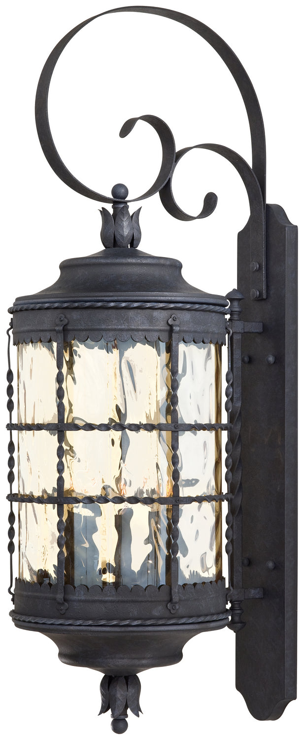 Mallorca Five Light Wall Mount in Spanish Iron