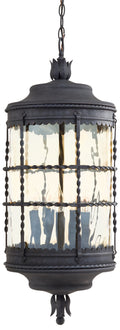 Mallorca Five Light Chain Hung in Spanish Iron