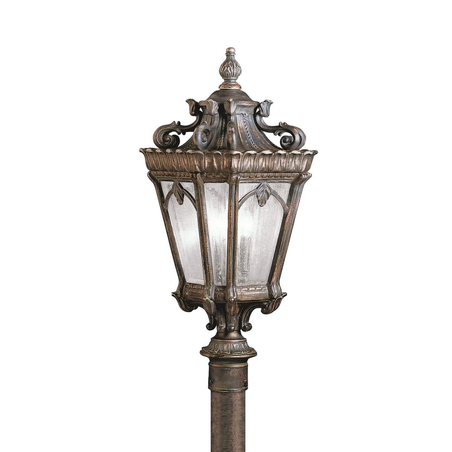 Tournai Three Light Outdoor Post Mount in Londonderry
