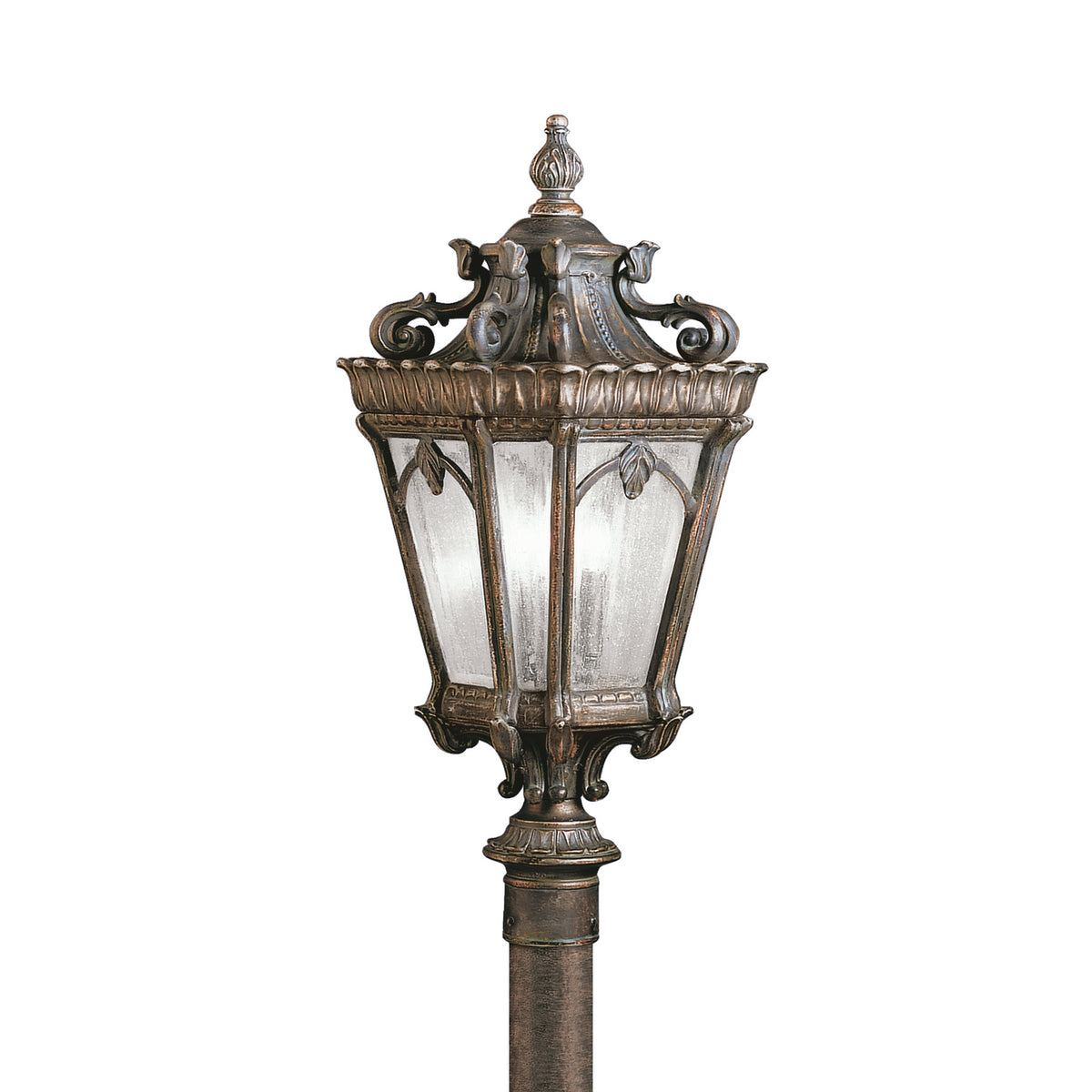 Tournai Three Light Outdoor Post Mount in Londonderry