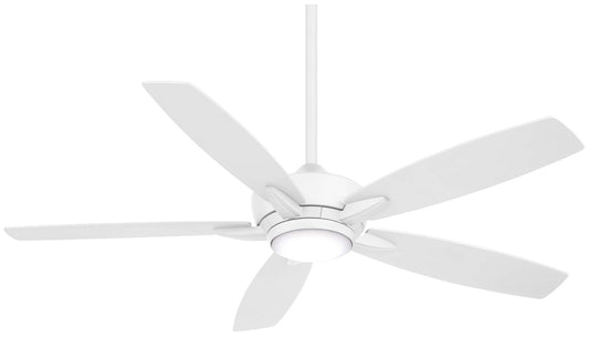 Kelvyn 52"Ceiling Fan in Flat White