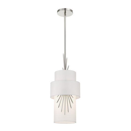 Gramercy by Robin Baron One Light Mini Pendant in Polished Nickel