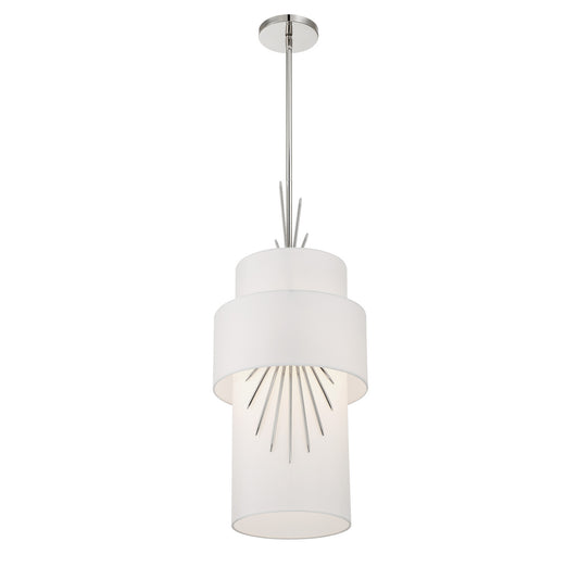 Gramercy by Robin Baron One Light Mini Pendant in Polished Nickel