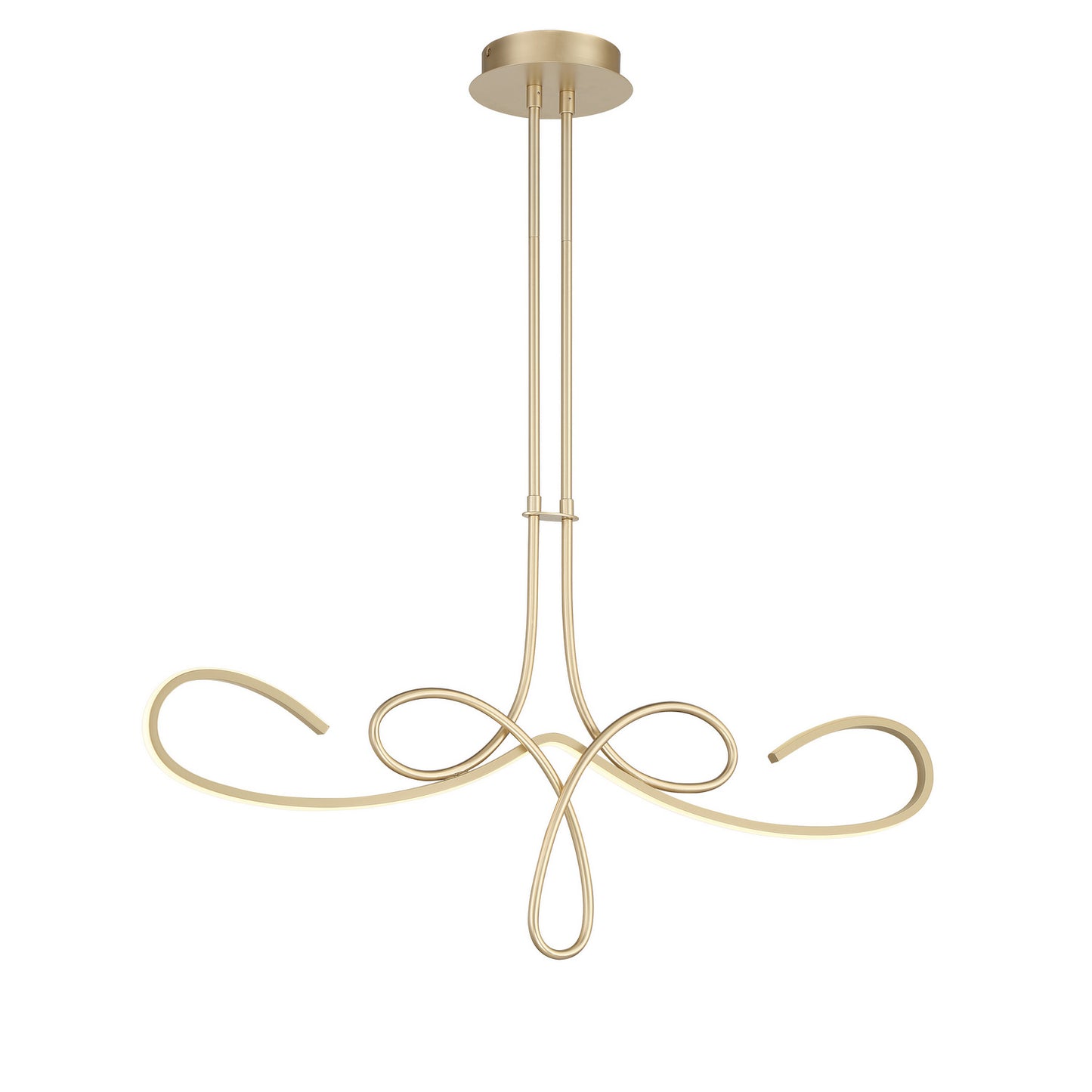 Astor by Robin Baron LED Island Pendant in Soft Gold