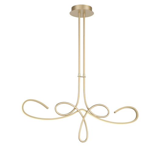 Astor by Robin Baron LED Island Pendant in Soft Gold