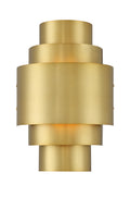 SpyGlass Terrace Two Light Wall Sconce in Soft Brass