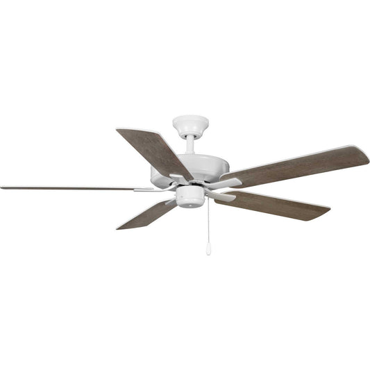 Progress Lighting - P250080-030 - 52" Ceiling Fan - AirPro Builder Fan - White