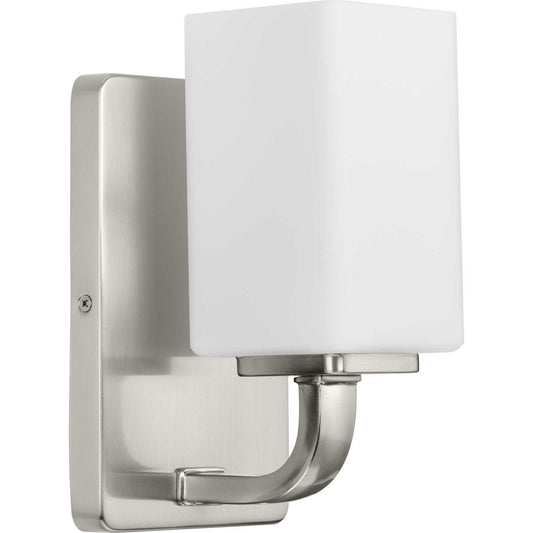 Cowan One Light Bath Vanity in Brushed Nickel