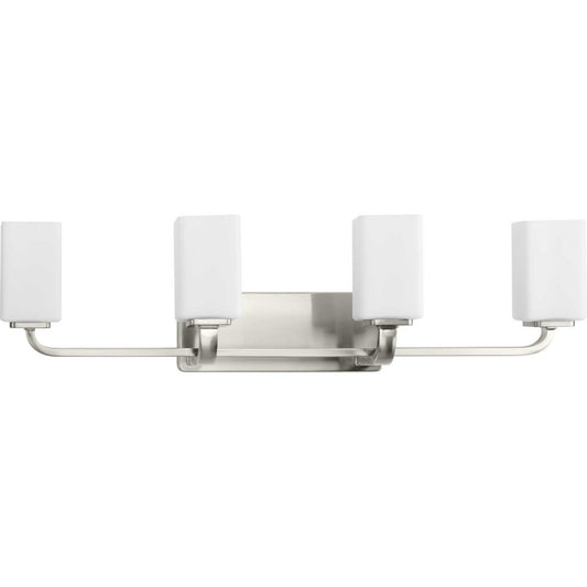 Cowan Four Light Bath Vanity in Brushed Nickel