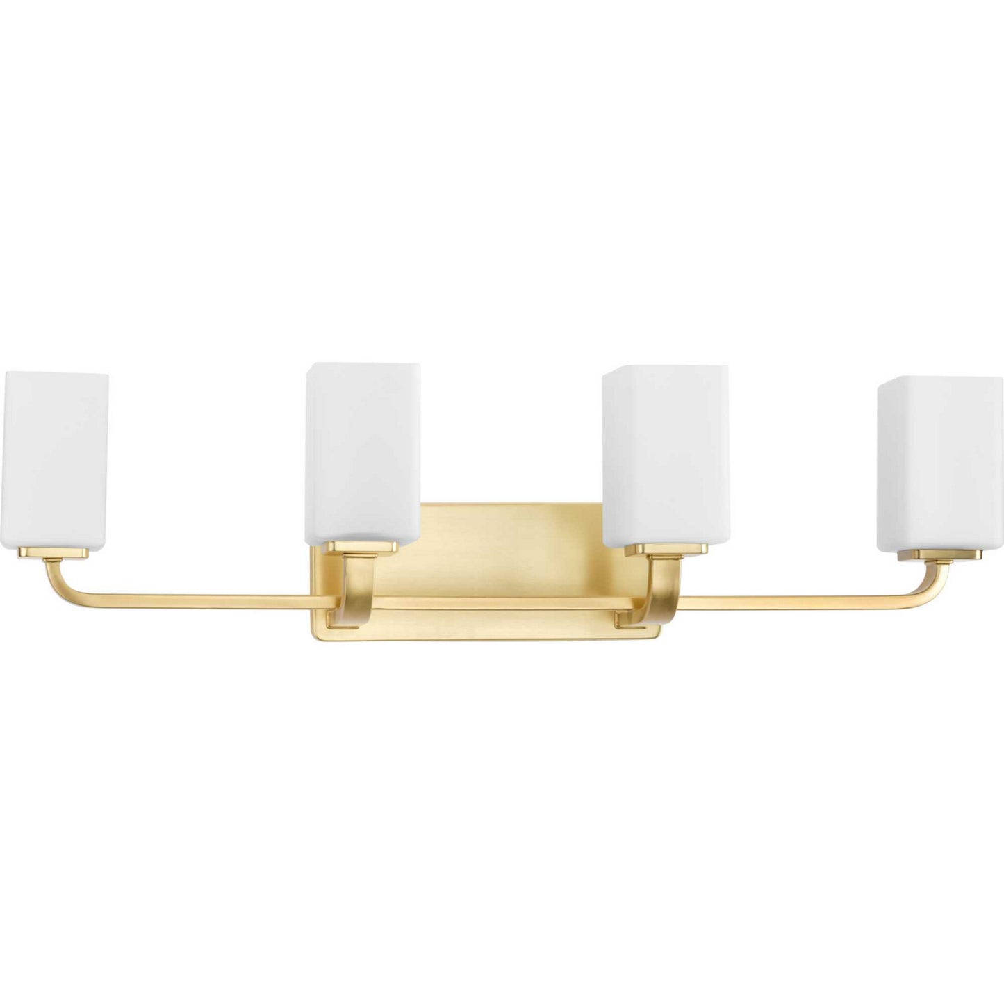 Cowan Four Light Bath Vanity in Satin Brass