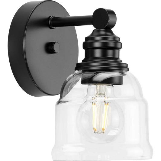Ambrose One Light Bath Vanity in Matte Black