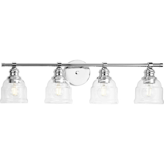 Ambrose Four Light Bath Vanity in Polished Chrome