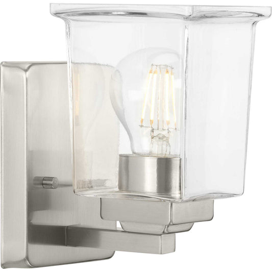 Gilmour One Light Bath Vanity in Brushed Nickel