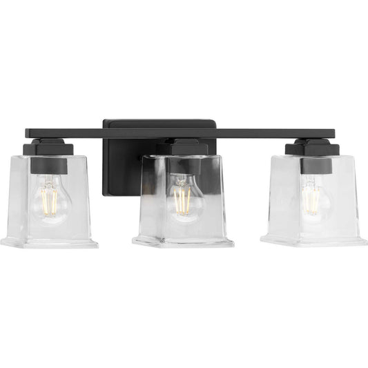 Gilmour Three Light Bath Vanity in Matte Black