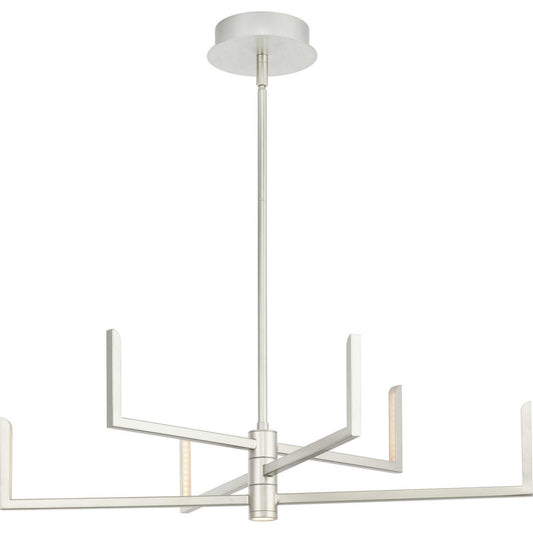 Pivot LED LED Chandelier in Burnished Nickel